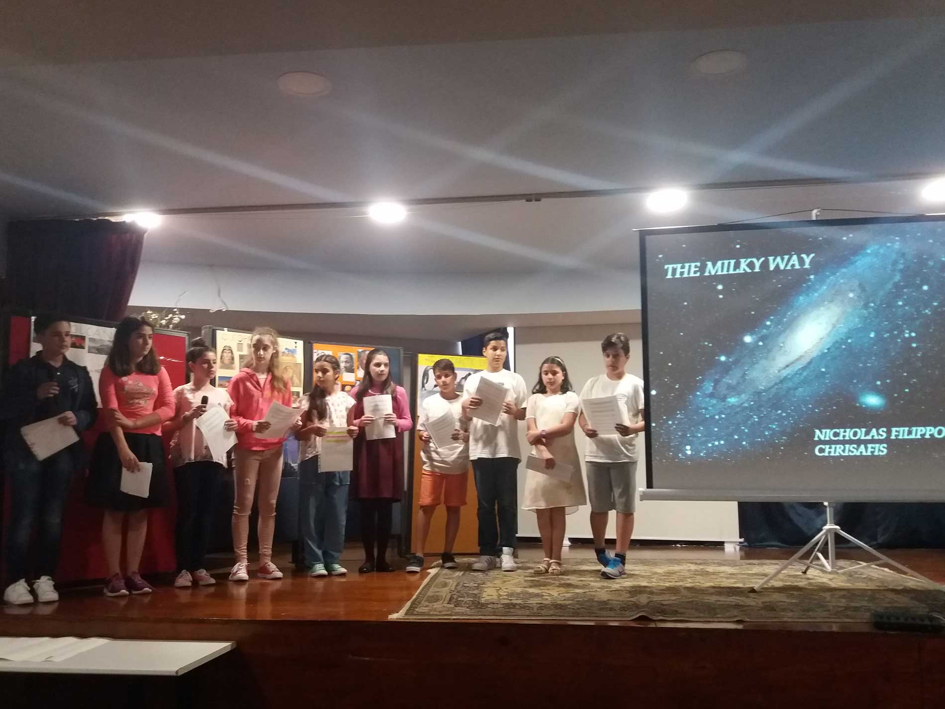The Milky Way presentation by students