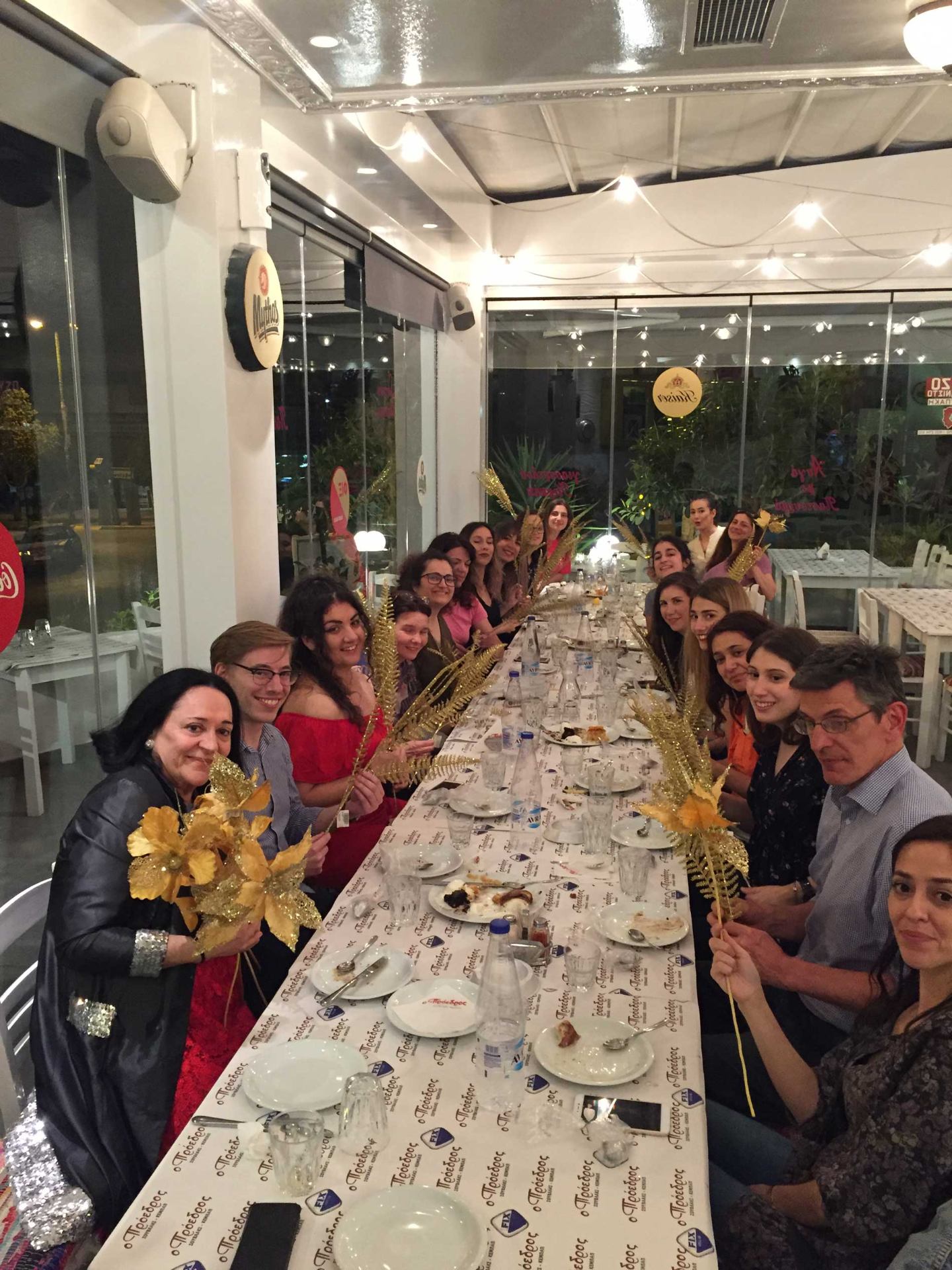 Festive dinner for students & teachers