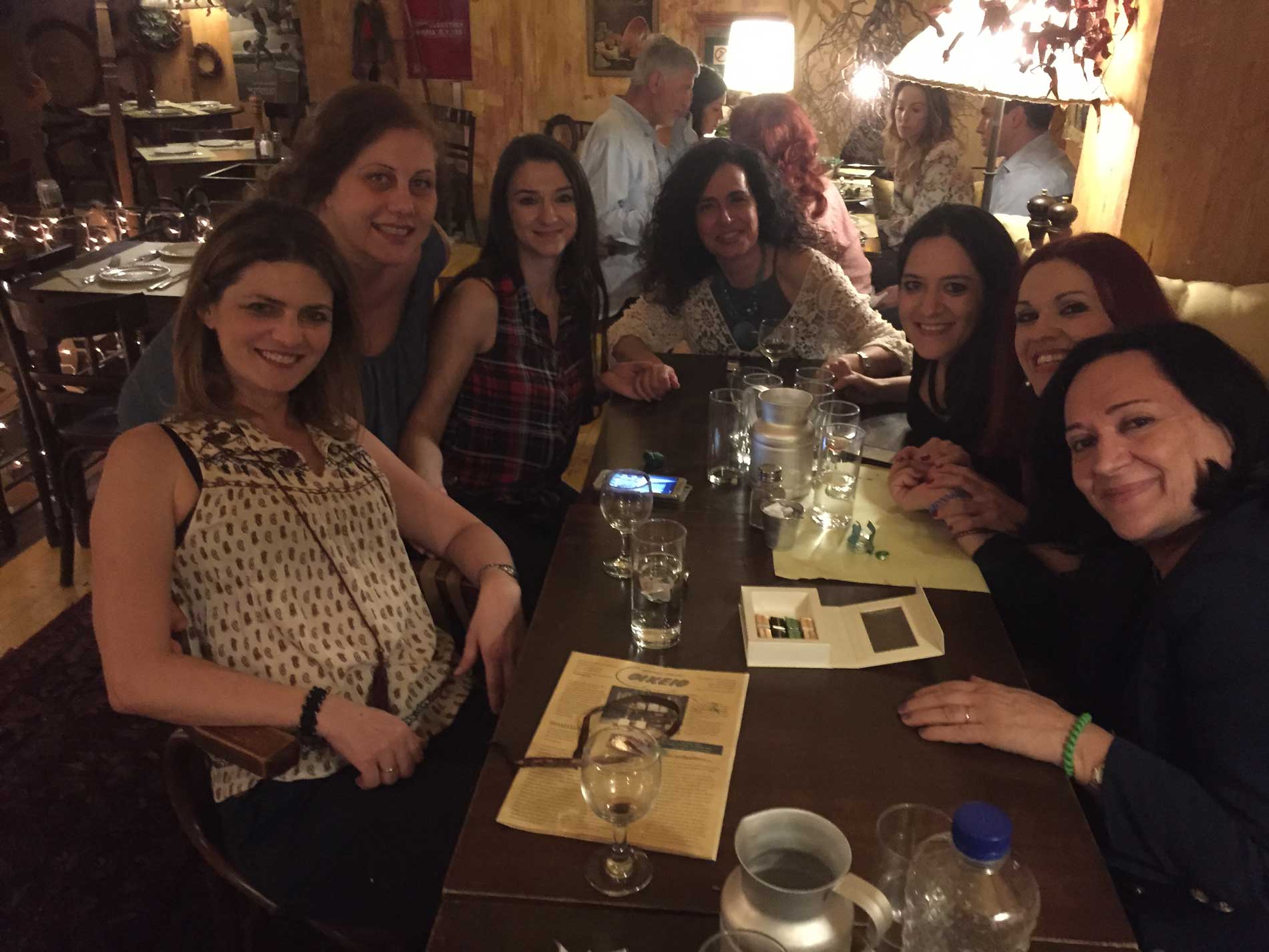 School teachers at a friendly gathering