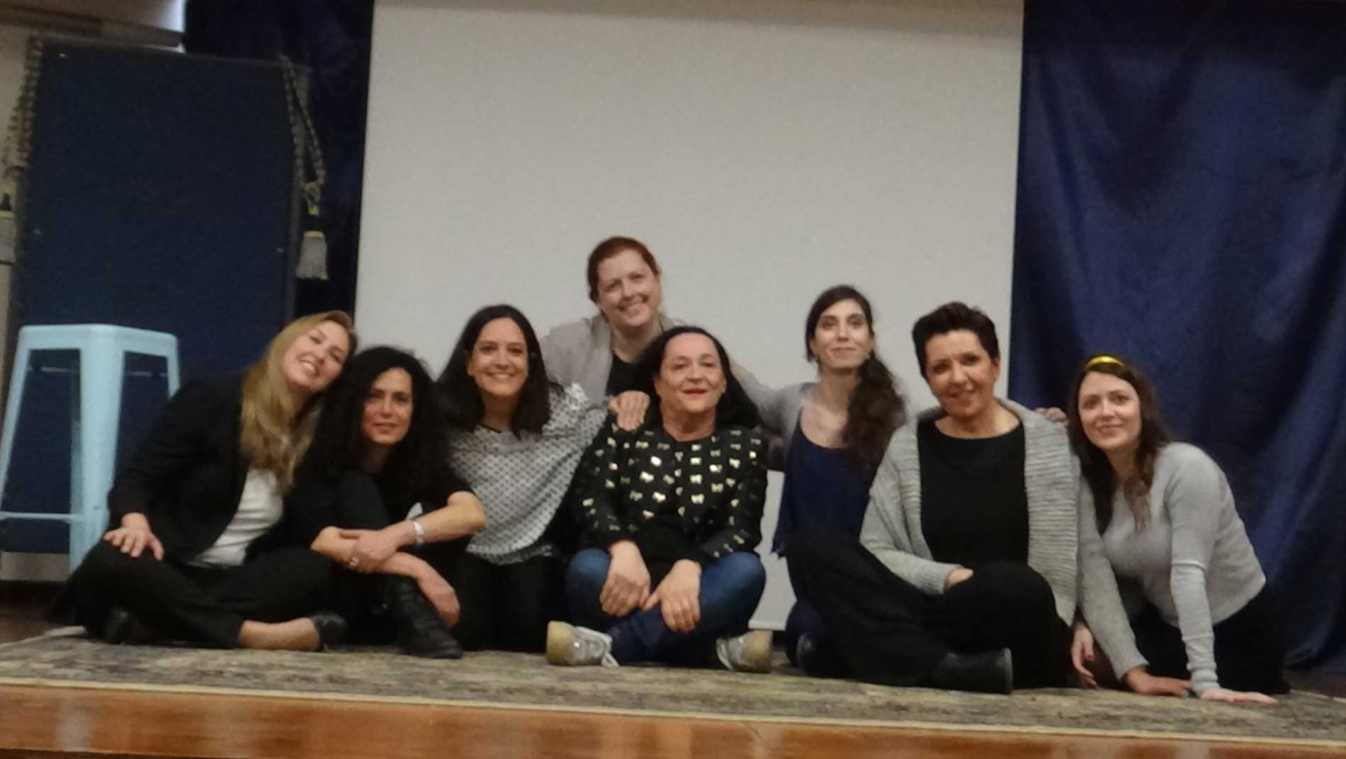 The school's teaching team at a public event